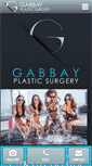 Mobile Screenshot of gabbayplasticsurgery.com